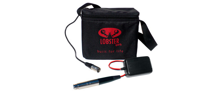 The Lobster External Batter pack with carrying case and fast charger.