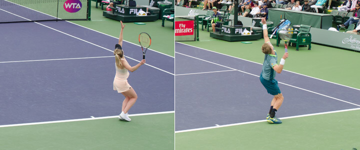 Elina Svitolina and Kevin Anderson Trophy Pose Examples