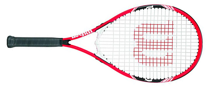 33.99 NEW  full size  WITH FULL headcover Wilson FEDERER Tennis Racket  FREEPOST 