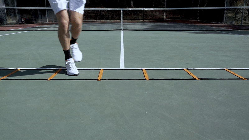 Tennis Ladder Footwork Drill #5: Crossover