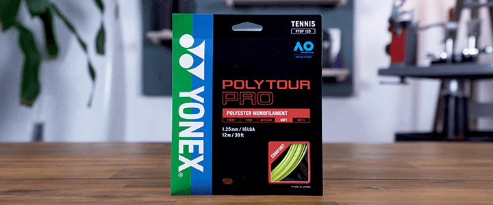 Yonex EZONE 98 Strings: PolyTour Pro 1.25