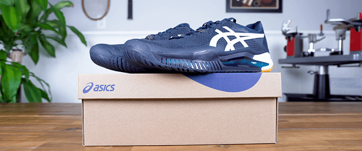 Asics Gel Resolution 8 Shoes on Box
