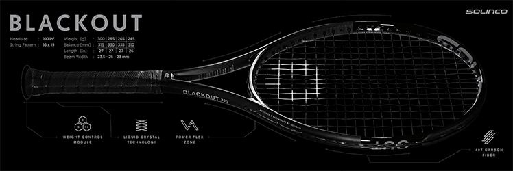 Solinco Blackout Tennis Racquet