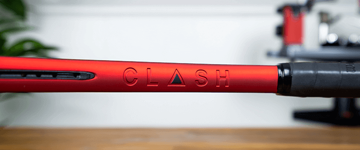 Wilson Clash 100 Pro v2 Review Design Debossed Logo