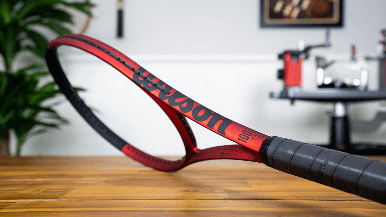 Wilson Clash 100 v2 Racquet Down the Side