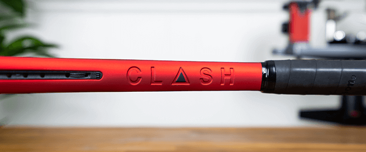Wilson Clash 98 v2 Review Design Debossed Logo