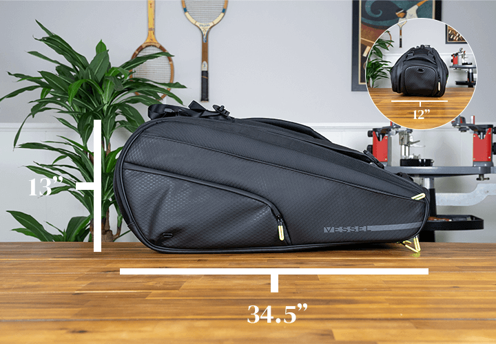 Vessel Baseline Racquet Bag Dimensions
