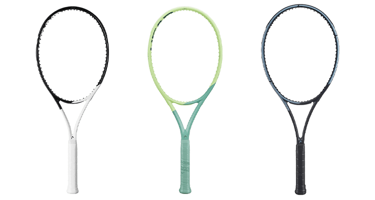 Head's Speed, Extreme, and Gravity Tennis Racquets