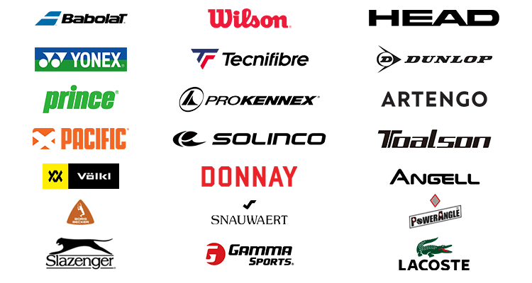A Collage of the Best Tennis Racquet Brands