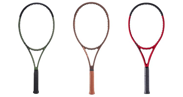 Wilson's Blade, Pro Staff, and Clash Tennis Racquets