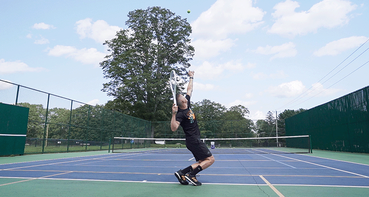 Hitting a Serve with the Wilson Shift 99 Pro 315