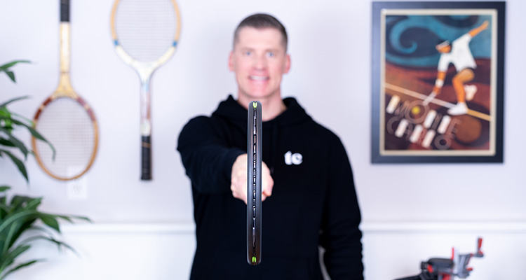 Jon Crim Holding the Continental Grip and Smiling Jon Crim Holding the Continental Grip and Smiling